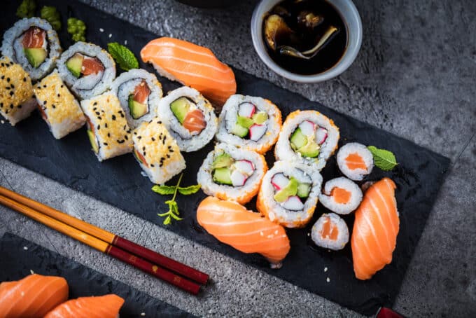 Trifocus Fitness Academy - sushi