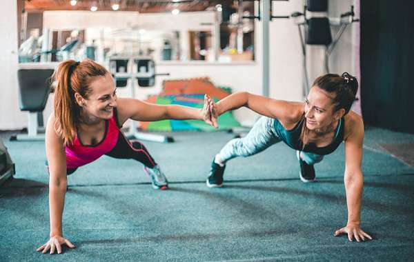 exercising with a friend